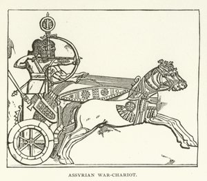 Asyryjski rydwan wojenny autorstwa American School