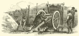 Bateria przed Petersburgiem, czerwiec 1864 r. autorstwa American School