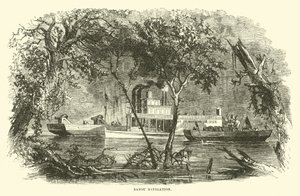Nawigacja Bayou, marzec 1863 autorstwa American School