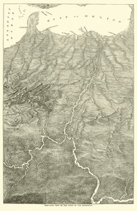 Widok z lotu ptaka na dorzecze Missisipi, 1862 autorstwa American School