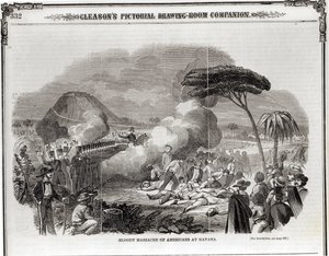 Krwawa masakra Amerykanów w Hawanie, wrzesień 1851, z „Gleason