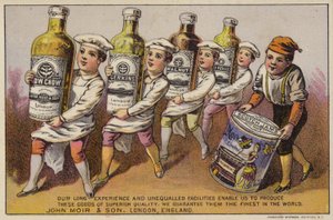 Chłopcy niosący produkty John Moir and Son, Londyn autorstwa American School