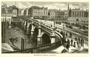 Most Broomielaw, Glasgow autorstwa American School