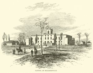 Kapitol w Milledgeville, listopad 1864 autorstwa American School