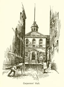 Carpenters Hall, Filadelfia autorstwa American School