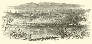 Przeprawa kawalerii w Elys Ford, styczeń-kwiecień 1863 r. autorstwa American School