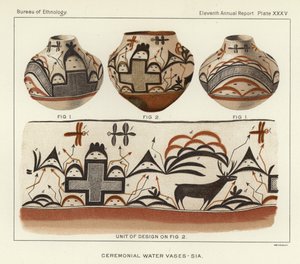 Ceremonialne wazy na wodę - Sia autorstwa American School