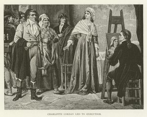 Charlotte Corday doprowadziła do egzekucji autorstwa American School