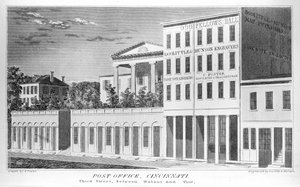 Urząd Pocztowy w Cincinnati, Trzecia Ulica, 1841 autorstwa American School