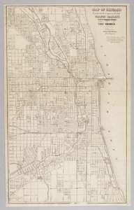 Mapa miasta Chicago autorstwa American School