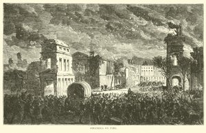 Kolumbia w ogniu, luty 1865 autorstwa American School