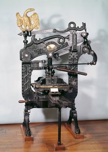 Prasa drukarska Columbia, wykonana przez Clymer i Dixon, 1837 (żelazo) (patrz także 260944) autorstwa American School