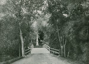 Concord Bridge, Lexington (fotograwiura) autorstwa American School