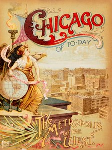 Okładka do Chicago of Today, Metropolii Zachodu autorstwa American School