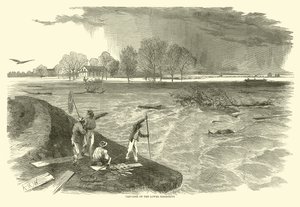 Szczelina na Dolnym Missisipi, 1862 autorstwa American School