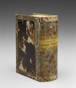 Śmierć majora Ringgolda, c. 1846-1848 (papier i verre-églomisé) autorstwa American School