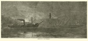 Zniszczenie Albemarle, październik 1864 autorstwa American School