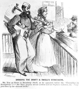 Unikanie przeciągu - spuchnięty podstęp, z Ilustrowanej Gazety Franka Leslie, 19 września 1863 autorstwa American School