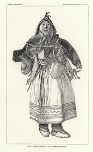 Lalka, Hinduska, pełny strój, Nenenot autorstwa American School