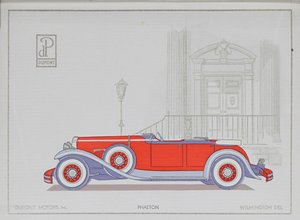 DuPont Motor Cars: Phaeton, 1921 autorstwa American School