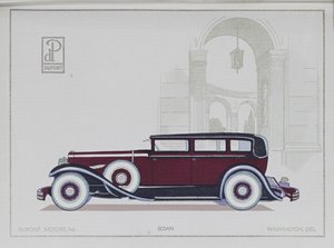 DuPont Motor Cars: Sedan, 1921 autorstwa American School