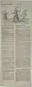 Plakat wyborczy z wybitnymi Amerykanami, 1828 autorstwa American School