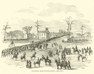Wjazd do Blackville, Karolina Południowa, styczeń 1865 autorstwa American School