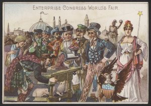 Targi Światowe Kongresu Przedsiębiorczości (chromolitho) autorstwa American School