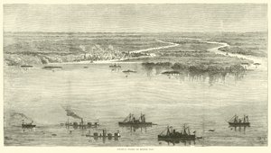 Flota federalna w Mobile Bay, sierpień 1864 r autorstwa American School