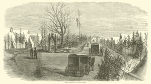 Szpital polowy 9. Korpusu, marzec 1865 autorstwa American School