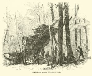 Ognioodporne tam, gdzie spadł Sedgwick, maj 1864 autorstwa American School
