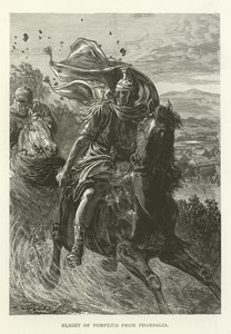 Flight of Pompeius from Pharsalia  autorstwa American School