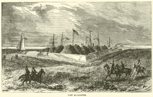 Fort McAllister, listopad 1864 autorstwa American School