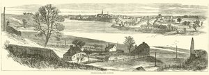 Fredericksburg, z Falmouth, listopad 1862 autorstwa American School