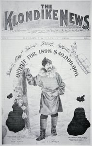 Przednia okładka „The Klondike News” autorstwa American School