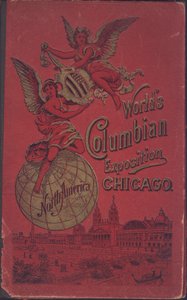 Przednia okładka przewodnika po Światowej Wystawie Kolumbijskiej w Chicago autorstwa American School