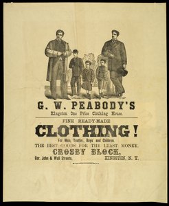 G.W. Peabodys Kingston One Price Clothing House autorstwa American School