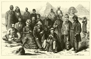 General Grant i impreza w Egipcie autorstwa American School