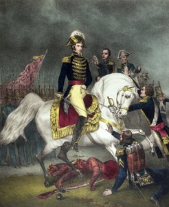 Generał William Henry Harrison w bitwie pod Tippecanoe w 1811 r. autorstwa American School