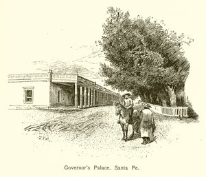 Pałac Gubernatorów, Santa Fe autorstwa American School