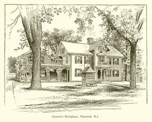 Miejsce urodzenia Greenesa, Warwick, RI autorstwa American School