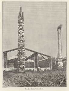 Haida Totem Post autorstwa American School