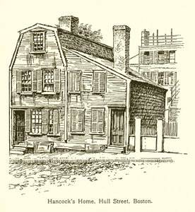 Dom Hancocks, Hull Street, Boston autorstwa American School