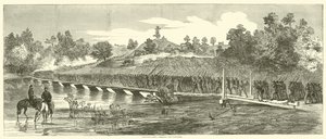 Prom Hanover, przeprawa przez Pamunkey, czerwiec 1864 autorstwa American School