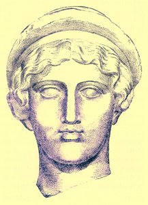 Hebe, ilustracja z Historii Grecji autorstwa Victora Duruy, opublikowana w 1890 r. (obraz ulepszony cyfrowo) autorstwa American School