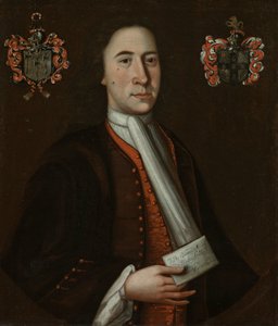 Henry Gibbs, c.1721 (olej na płótnie) autorstwa American School