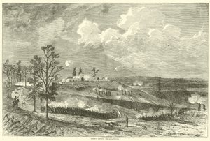 Atak kapturów na Allatoona, październik 1864 r. autorstwa American School
