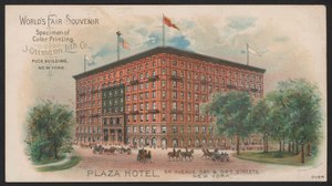 Karta Hotelowa (kolorowy grawer) autorstwa American School
