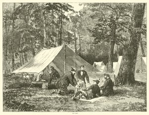 W obozie, lipiec 1863 autorstwa American School