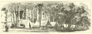 W obozie w Warrenton Springs, październik 1863 autorstwa American School